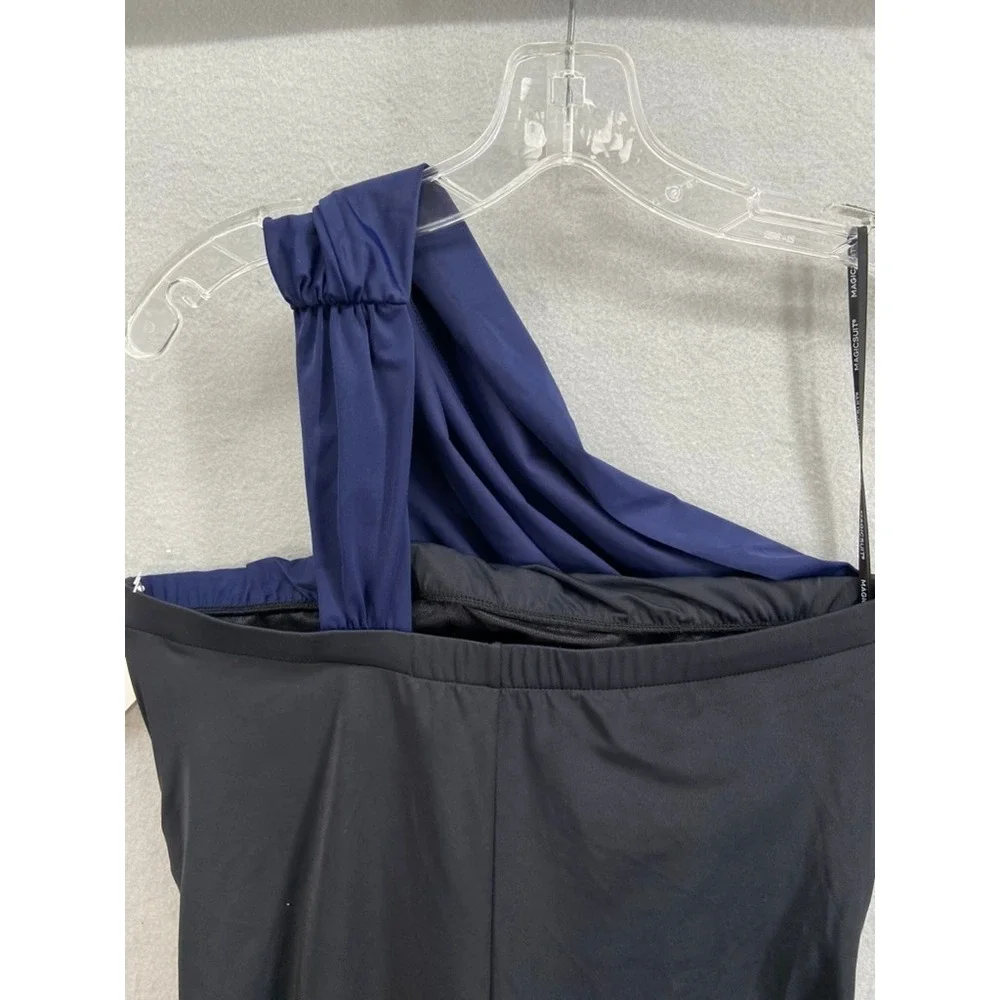 NWOT MagicSuit Swimsuit Sz 12 Colorblock Goddess One‎ Piece Underwire Resortwear